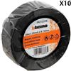 BTicino Nastro Isolante In Pvc Con Plastificante Autoestinguente BTicino 25MMX20MT Nero - BT-SN2025N - 10 Pezzi