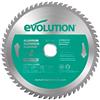 Evolution Power Tools Evolution A210TCT-60MS - 210 mm Lama per taglio di alluminio - Lama per metallo con punta in carburo che in pratica non genera surriscaldamento, ronzii o scintille