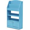 Furinno Kidkanac Magazine / Libreria con Armadio per Giocattoli, Azzurro