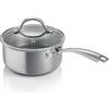 Tescoma CASSERUOLA 1 MANICO CON COPERCHIO ø 18 CM, 2 LT "SteelCRAFT"