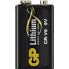 GP Batteria Litio 9V Lunga Durata non ricaricabile