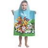 Jerry Fabrics Paw Patrol, Asciugamano da Bagno con Cappuccio per Bambini, in Cotone, Multicolore, Dimensioni 50 x 115 cm