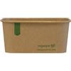 Vaschetta Bio TakeAway rettangolare 1000ml/33oz - Avana