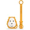 Matchstick Monkey Flat Face Teether & Soother Clip 1 pz
