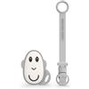 Matchstick Monkey Flat Face Teether & Soother Clip 1 pz