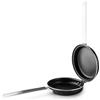 IBILI Mini padella per frittata di patate I-CHEF, 14 cm, alluminio, manico in acciaio inossidabile, antiaderente, adatta all'induzione