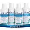 Intima+ | Detergente Intimo Attivo pH 3.5 con Antibatterico Naturale, a Base di Timo, 4 x 250ml