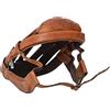 Gusti Leder Gusti Accessorio per Bicicletta in Pelle - Jacques A. Design Retro Vintage in Pelle di Bufalo Marrone 56-57 cm