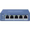 Hikvision - Switch Hikvision 5 Porte ~ 4 Porte Gigabit PoE ~ 1 Porta RJ45 Gigabit Switch rete - DS-3E0505P-E/M