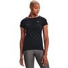 Under Armour UA HG Armour SS, T-Shirt Donna, Nero, XS