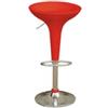 SERENA GROUP Sgabello bar - ABS-acciaio cromato - 35x45x55-78 cm - rosso - Serena Group (unità vendita 1 pz.)