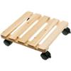Verdemax Trolley portavaso in legno - 30 x 30 cm - Verdemax (unità vendita 1 pz.)