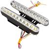 OUKENS Luce Di Marcia Diurna Auto, 2X 30 LED Auto 12V DC 20 Led Daylight Drl Lampada Bianchi Luce Di Marcia Diurna 10 Led Indicatore Indicatori Di Direzione Bianco