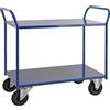 Kongamek Carrello robusto in lamiera 2 ripiani Blu KM4126-B Kongamek