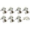 LIKERAINY 95 Grado Tacchetti Cerniera Corta con Ammortizzatore 35mm Stollen Cerniera a Gomito per Ante a Ribalta Chiusura Soft Cerniere di Mobile da Cucina Gabinetto Armadio Porte 8 Pezzi