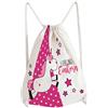 Gedalabels infinite by GEDA LABELS (INFKH) Turnbeutel Einhorn Lieblingseinhorn 33x42cm Sacca, 42 cm, Multicolore (Multicolor)