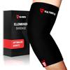 VIA FORTIS® Fascia per Gomito - Sostiene l'Articolazione e i Muscoli del Gomito (Unisex) - Per Tendinite - Artrite - Fascia per Gomito del Tennista - Gomito del Golfista