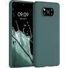kwmobile Custodia Compatibile con Xiaomi Poco X3 NFC/Poco X3 Pro Cover - Back Case per Smartphone in Silicone TPU - Protezione Gommata - verde blu