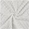CRS Fur Fabrics Lusso Supersoft Fossetta Coccole Morbido Tessuto IN Pile Materiale - Avorio - Avorio, 1Mtr 150cmx100cm