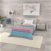 Italian Bed Linen Trapuntino Estivo Linea BASIC Made in Italy Copriletto Stampato in Morbida Microfibra - Trapunta Primavera Estate Mezza Stagione - Rainbow, Singolo 160x240cm
