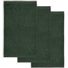 Möve Superwuschel - Set da 3 asciugamani per ospiti, 30 x 50 cm, 100% cotone, colore verde cipresso