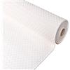 emmevi Proteggi Tavolo Mollettone Bianco Sotto Tovaglia Morbido Antiscivolo Antimacchia Antiurto Varie Misure 100% Made In Italy mod.BULLGOMME 140X450 BIANCO