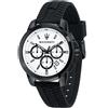 Orologio MASERATI SUCCESSO R8871621010 OROLOGIO SILICONE NERO CHRONO LIST 189€