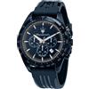 Maserati Orologio Maserati Traguardo Blue Edition uomo R8871612042 Silicone Cronografo