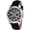 Orologio Uomo Maserati Successo Cronografo Pelle Nero R8871621006