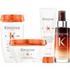 KERASTASE Kérastase, Nutritive, Routine Nutriente Per Capelli Secchi, Shampoo Bain Satin Riche + Maschera Masquintense Riche + Termoprotettore Nectar Thermique + Siero Notturno 8h Magic Night