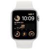 Apple Smartwatch Apple Watch SE GPS 44mm Cassa in alluminio Argento con cinturino sportivo Bianco [MNK23TY/A]