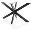 XPOtool Telaio tavolo a gambe incrociate in acciaio 71x78x150cm nero struttura tavolo a ragno