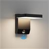 K-Bright LED Lampada da Parete Esterno con Sensore di Movimento, Lampada da parete per esterni 20W 1540lm Bianco neutro 4500K IP65, nero