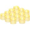 daphomeu daphome Candele a LED Senza Fiamma Portò Candele Flickering Flameless,per Decorazione di Casa Camera Natale Partito Matrimoni Compleann(14 pezzi nella scatola)