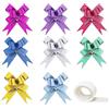 Woohome 80 Pz Fiocco Strip e 1 Rotolo di Punti di Colla, Woohome Nastri Regalo per Feste, Natale, Diametro Coccarda, Matrimonio