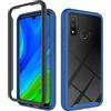 Kukoufey Cover per Huawei Nova Lite 3+ Custodia,Anti-Caduta e Antiurto Custodia per Huawei P Smart 2020 POT-LX1A Pot-LX3 POT-L21A / Nova Lite 3+ Custodia Blue