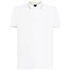 Geox M Polo Fluo, Bianco, L Uomo