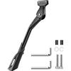 Aimeke Cavalletto Bici 24-29 Pollici Supporto Regolabile Alluminio Lega Cavalletto Laterale per BMX, 700c, Bici da Strada, Biciclette, MTB, Accessori Bici - Nero