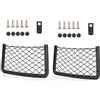 Loopunk Rete Portaoggetti Auto, Rete per Portaoggetti Camper Auto, Bagagliaio Tasca Camper, Organizer con Viti per, Barche 2 Pezzi Loopunk