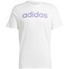 ADIDAS Lineare, T-Shirt Uomo, Semi lucid Blue, S