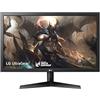 LG 24GN53A UltraGear Gaming Monitor 24 Full HD 1ms, 1920x1080, AMD FreeSync 144Hz, HDMI 1.4 (HDCP 2.2), Display Port 1.2, Uscita Audio, Flicker Safe, Nero