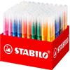 STABILO Pennarelli Punta Maxi Power Max - Schoolpack 140 Pezzi in 18 Colori