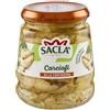 Sacla Saclà, Sottoli, Carciofi alla Contadina, con Erbe Aromatiche, Ideali per Aperitivo, Antipasti e Contorni, Vaso Vetro, 285g, Confezione da 12 Pezzi
