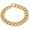 GOLDCHIC JEWELRY 16 Pollici Girocollo Catena d'Oro Per Le Donne, 23mm Grosso Cubano Collare Link, 18k Oro Placcato Oversize Dichiarazione Catene Curb Per La Fidanzata