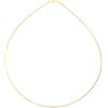 Catena - Cozmos Collana Collanina Bracciale Girocollo Catena Catenina Omega Serpente Fine 1mm Argento 925 Placcata Oro 14kt Italiano Uomo Donna Per Bigiotteria Argentato - 30, 35, 40, 45, 50, 55, 60cm