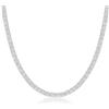 Michooyel Tennis Collana 3-6mm Oro/Argento Zirconi 5A Hip Hop Catena Uomini Donne 40-60 cm