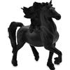 MPQDFG Horse Figurine 13cm Decorazione Cavallo Nero Giocattoli Modello Mito Statue Giocattoli Educativi per Bambini Simulazione Animale Cavallo Decorazione Modello di Plastica Solido del Cavallo