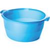 CapitanCasa Bacinella Rotonda Plastica Azzurra per Panni Bucato da Stendere Pulizie Casa 30cm Bacinella
