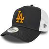New Era Los Angeles Dodgers Frame Adjustable Trucker cap League Essential Grey/Yellow - One-Size