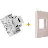 Fanton caricatore 1 USB-C 3A Ricarica rapida 18W da incasso Compatibile ABB Chiara Bianco - 82901